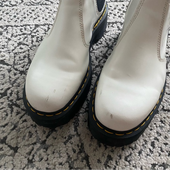 Dr. Martens | white platform Chelsea boot - Picture 6 of 9